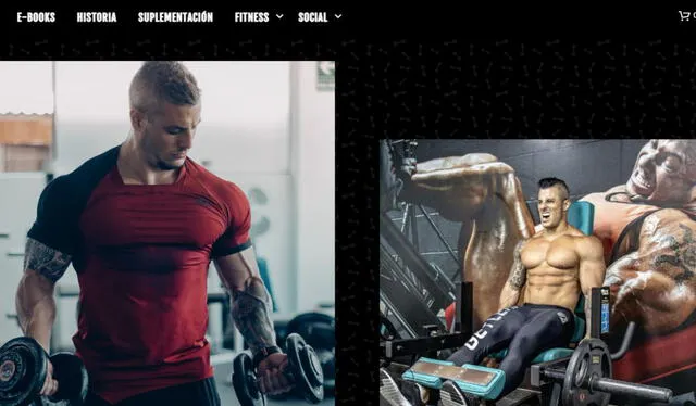 Rodrigo Valle abrió una página web sobre estilo de vida saludable durante la pandemia. Foto: Captura/Teamrvpro.com Rodrigo Valle abrió una página web sobre estilo de vida saludable durante la pandemia. Foto: Captura/Teamrvpro.com