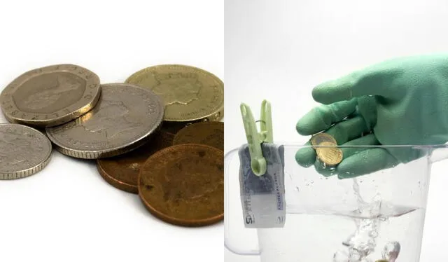  La limpieza de las monedas puede ser crucial para el valor que podría llegar a adquirir en el mercado. Foto: composición LR/Cambiator/El Español