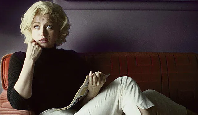 Escena. De Armas como Monroe en “Blonde”. Se estrena en Netflix en setiembre. Foto: difusión