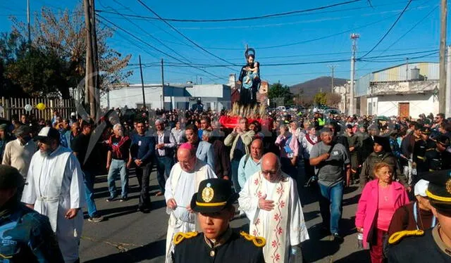 Así fue la procesión de San Cayetano en Salta. Foto: El Tribuno de Salta