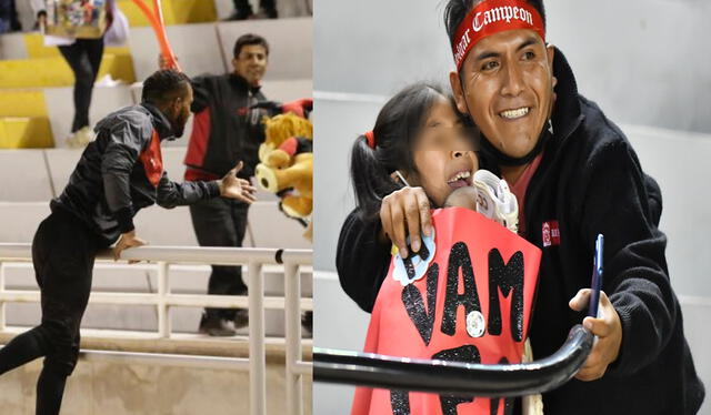  Niña recibió guantes y se mostró emocionada en agosto de 2022. Foto: composición La República/ Diego Ramos- HBA Noticias    