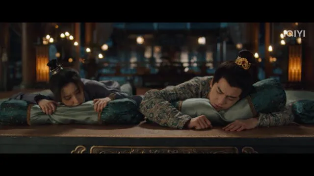 Zhang Linghe y Wang Yueyi caracterizando respectivamente a los mortales Xiao Run y Qushui en "Love between fairy and devil". Foto: captura de iQIYI