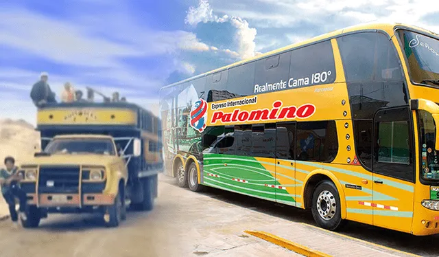  El Grupo Palomino empezó su empresa con un pequeño camión. Foto: composición LR/captura de YouTube/Grupo Palomino  