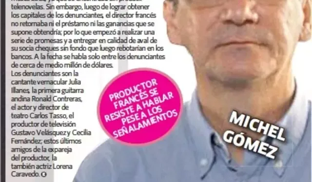 Michel Gomez acaparó titulares por las denuncias de estafa en su contra. Foto: Expreso
