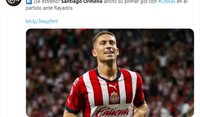 Ormeño fue la portada de los medios mexicanos tras su gol ante Monterrey. Foto: captura Twitter