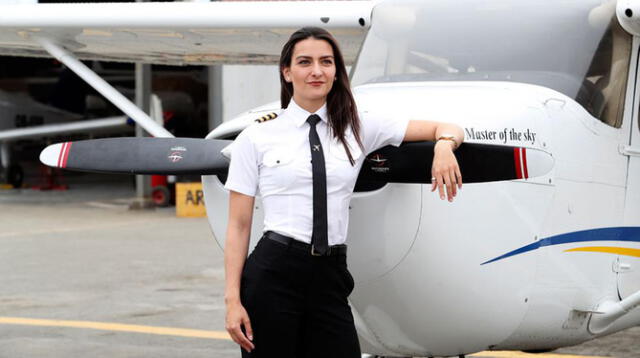 Michelle Fankhauser es una de las pocas pilotos comerciales mujeres en el Perú. Foto: Michelle Fankhauser/Instagram