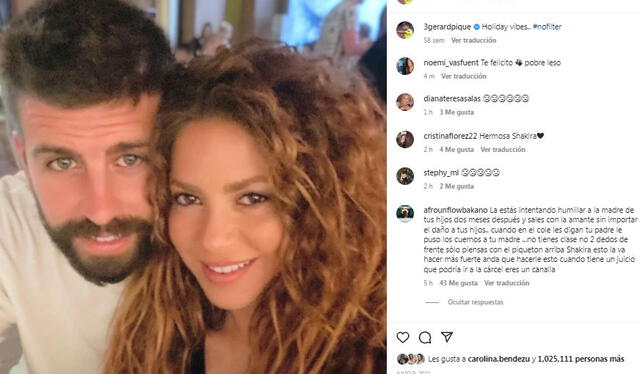 Piqué aún conserva sus imágenes con Shakira. Foto: captura de Instagram/Gerard Piqué