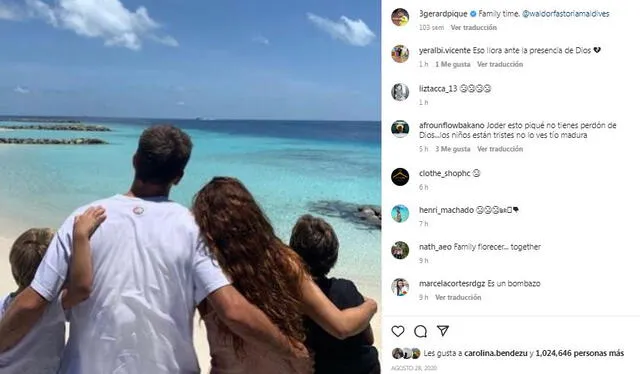 Piqué aún conserva sus imágenes con Shakira. Foto: captura de Instagram/Gerard Piqué