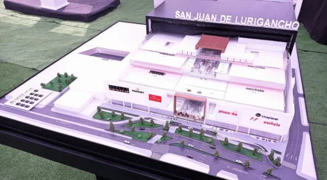 Esta es la maqueta de un prototipo del Mall Aventura de SJL. Foto: Perú Retail