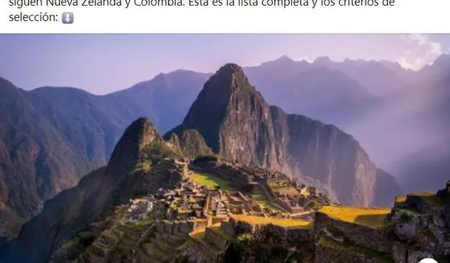 La reconocida revista dio informó sobre este reconocimiento para Perú. Foto: Forbes/Facebook