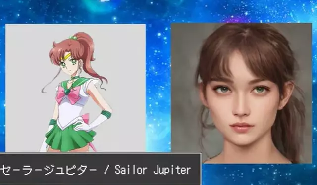 Sailor Jupiter. Foto: captura de Youtube/Create with AI
