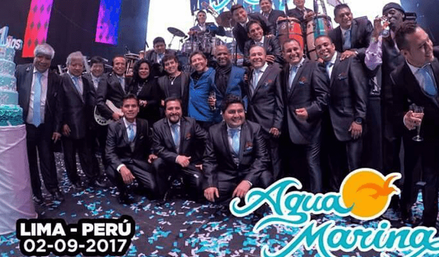 Orquesta de cumbia Agua Marina. Foto: Agua Marina/ Instagram