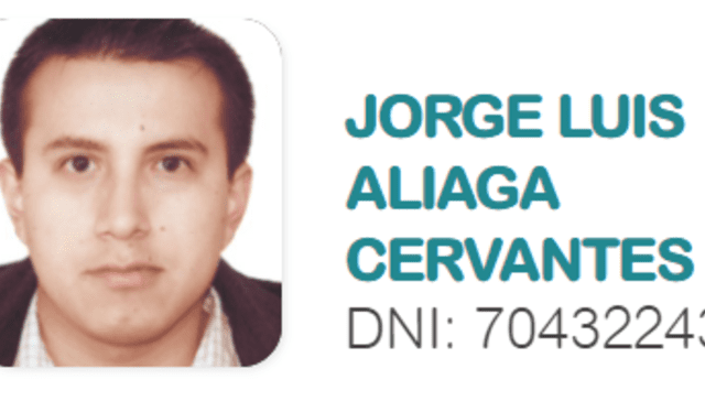 Jorge Luis Aliaga Cervantes es candidato a la alcaldía de San Martín de Porres por la organización política Perú Libre. Foto: captura Plataforma Electoral