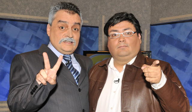 Alfredo Benavides y Jorge Benavides formaban un dúo exitoso en la TV. Foto: La República