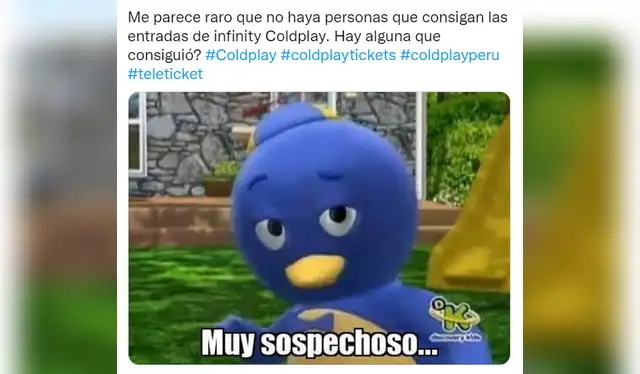 Concierto de Coldplay en Lima 2022: los mejores memes que dejó la venta de entradas. Foto: captura