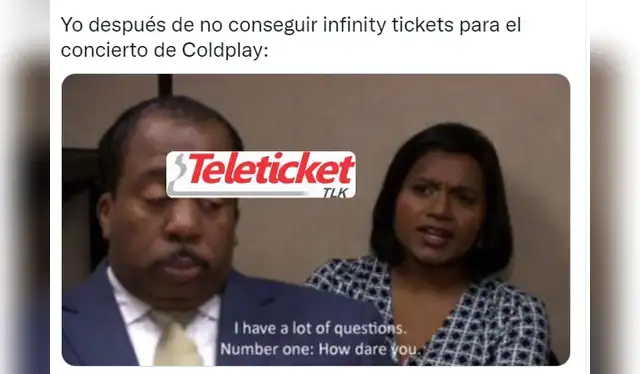 Concierto de Coldplay en Lima 2022: los mejores memes que dejó la venta de entradas. Foto: captura
