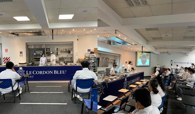 Las clases de gastronomía en Le Cordon Bleu incluyen clases prácticas. Foto: composición LR/Facebook/Instituto Le Cordon Bleu Perú