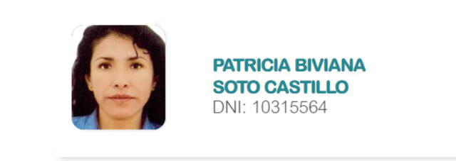 Patricia Soto Castillo. Foto: JNE