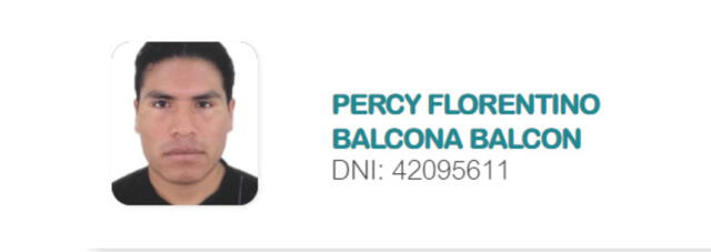 Percy Balcona Balcon. Foto: JNE