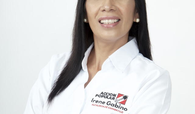 Irene Gabino por Acción Popular. Foto: Irene Gabino/Facebook