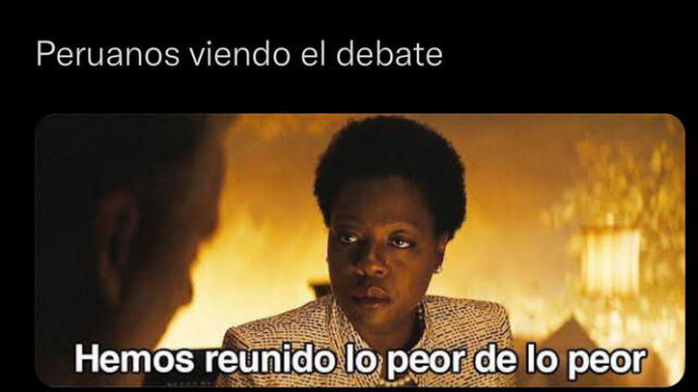 Divertidos memes se publicaron por el debate municipal 2022. Foto: composición LR/captura de Twitter