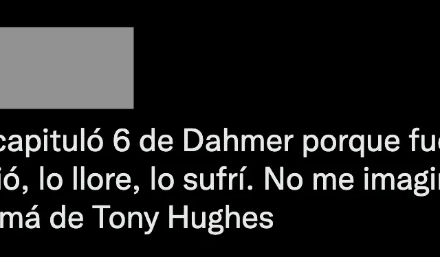 Espectadores reaccionan a la muerte de Tony Hughes en el capítulo “Silenciado” de “Dahmer” de Netflix. Foto: captura de Twitter