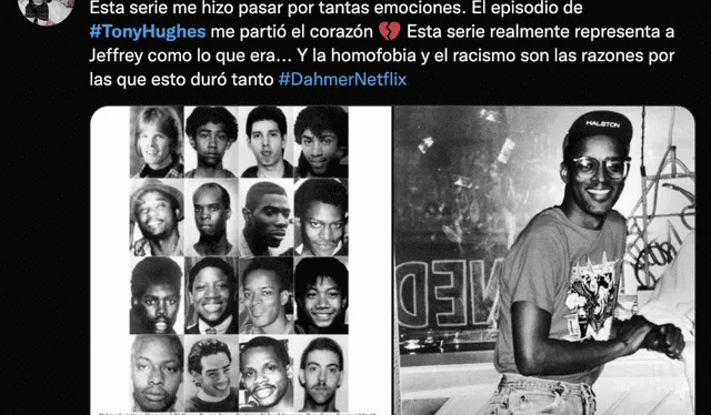 Espectadores quedaron en shock por el crimen de Tony Hughes en “Silenciado” de “Dahmer” de Netflix. Foto: captura de Twitter
