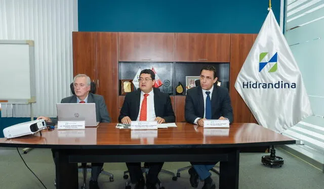 Directivos de Hidrandina anunciaron cartera de inversiones. Foto: Hidrandina