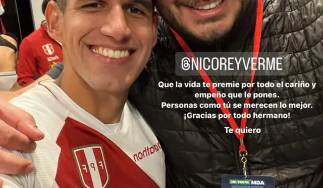 Jugadores se despidieron de Nicolás Rey. Foto: Instagram/Luis Abram