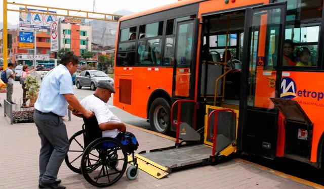 La Ley 26271 establece que las personas discapacitadas tienen derecho a viajar de manera gratuita. Foto: Metropolitano   