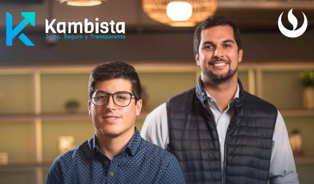 Daniel Bonifaz y Paulo Valdiviezo fundaron Kambista en 2016. Foto: UPC
