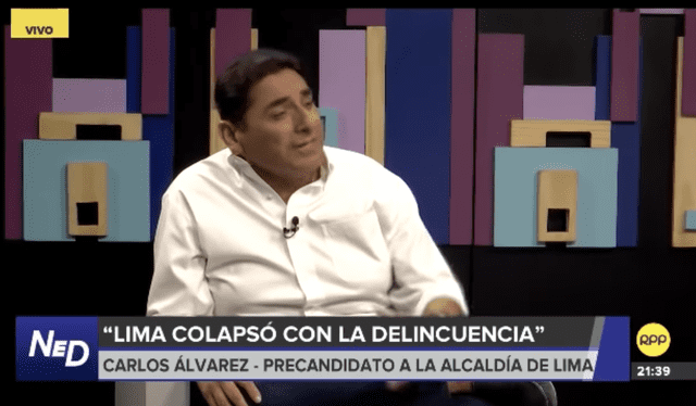 Carlos Álvarez conversó sus propuestas para alcalde con Renato Cisneros. Foto: YouTube/Nada está dicho