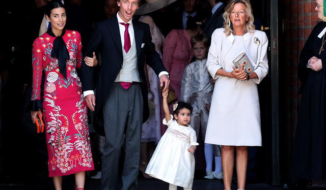 Alessandra de Osma junto a su esposo, el príncipe Christian de Hannover. Foto: AFP
