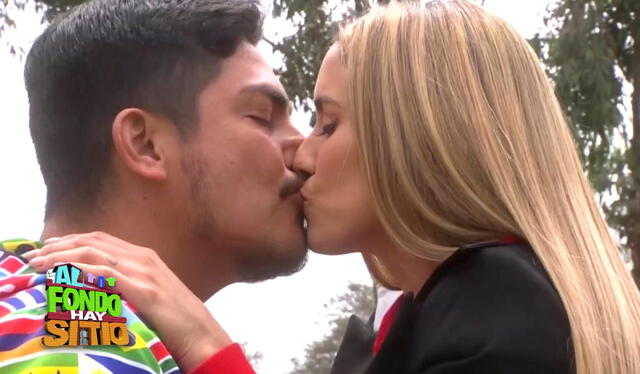 Tras meses de espera, Macarena y Joel se han dado su primer beso. "Al fondo hay sitio" por fin ha cumplido la fantasía de fans. Foto: América TV