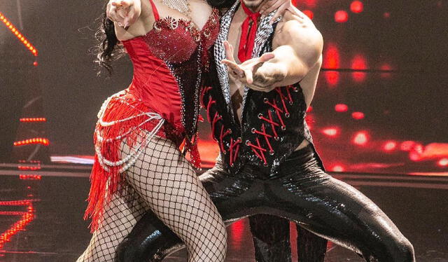 Anthony Aranda bailó con Leslie Moscoso en "El gran show". Foto: Anthony Aranda/Instagram