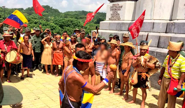 Venezuela conmemora cada 12 de octubre el Día de la Resistencia Indígena. Foto: Rompe Viento TV