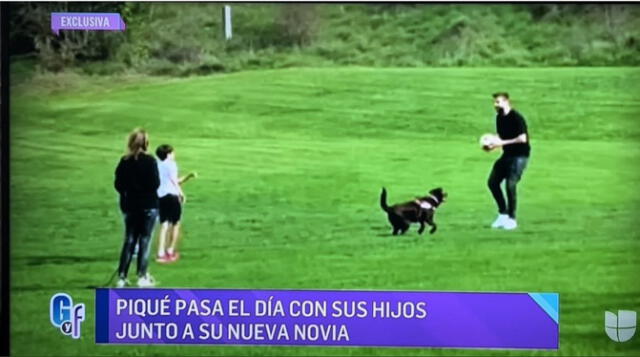 "El gordo y la flaca" difundió imágenes de Gerard Piqué y Clara Chía Martí junto a los dos hijos de Shakira. Foto: "El gordo y la flaca"