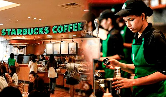La sede de Starbucks en <strong>Miraflores</strong> recibió la sanción 14-113 estipulada en el Cuadro da Infracciones y Sanciones Administrativas (CISA). Foto: composición LR/PerúRetail   