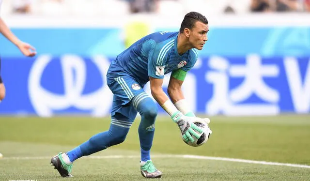 El portero de Egipto en Rusia 2018 es el jugador más longevo en un Mundial. Foto: soccer.ru