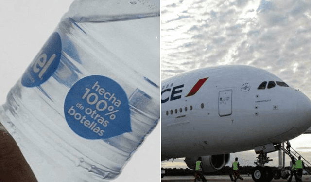 Con frecuencia, las aerolíneas prohíben llevar líquidos como equipaje de mano. Foto: composición LR/AFP/EFE