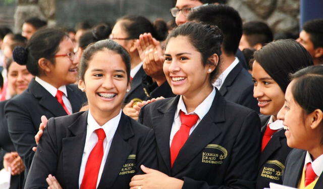  El Colegio Mayor-COAR Lima fue el primero en el Perú en tener bachillerato internacional en 2012. Foto: Andina.   