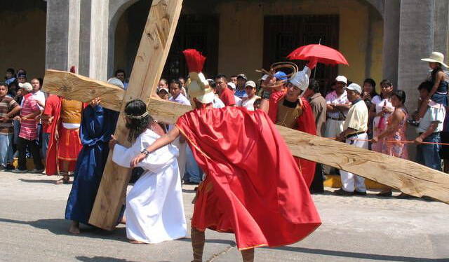Las celebraciones de Semana Santa en Chile inician el Domingo de Ramos. Foto: Guioteca