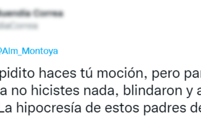 Jorge Montoya criticó al Mininter por represión y en redes le recuerdan que blindó a Manuel Merino. Foto: Twitter.