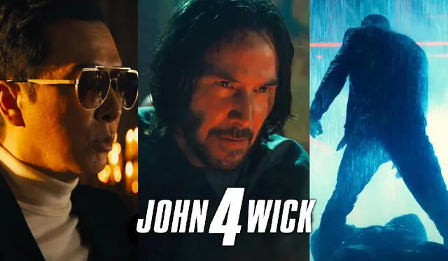 "John Wick 4" está dirigida por Chad Stahelski y escrita por Shay Hatten. Foto: composición LR / Lionsgate   