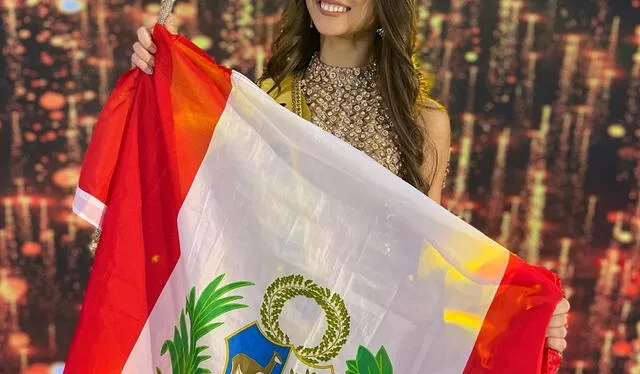  Alexia Barnechea en el Miss Teen Beauty Glogal 2022. Foto: Instagram 