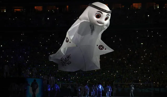 Así inició la ceremonia del Mundial Qatar 2022. Foto: @fifaworldcup:es/Twitter