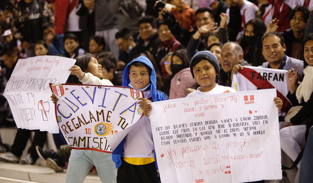 Niños apoyando a la selección del Perú. Foto: Rodrigo Talavera/La República