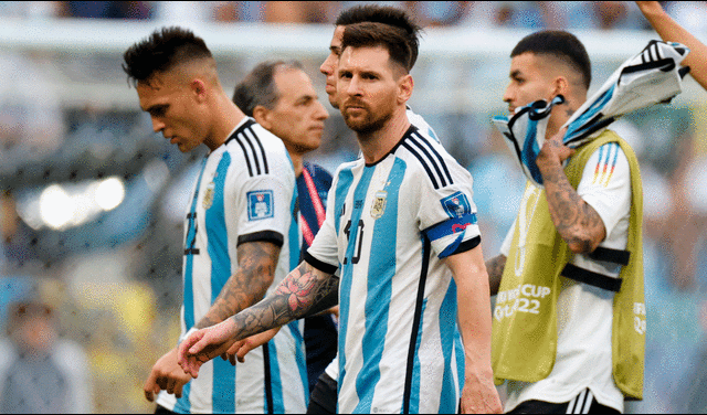 Lionel Messi anotó un gol ante Arabia Saudita. Foto: EFE