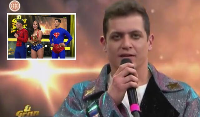 Gino Pesaressi es integrante de la actual temporada de "El gran show". Foto: captura América TV