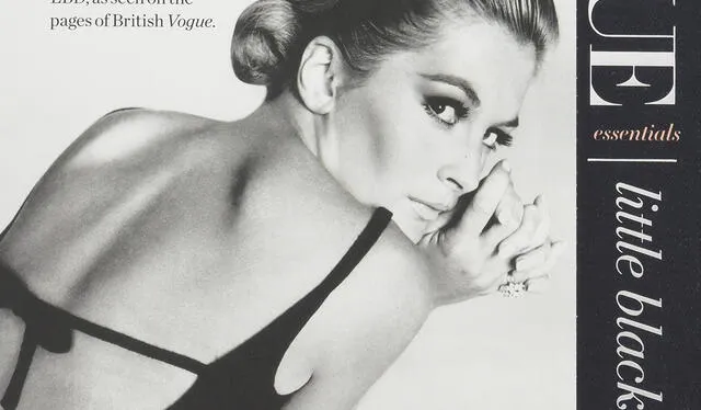 Edición honorífica de Vogue sobre el "pequeño vestido negro". Foto: Carturesti